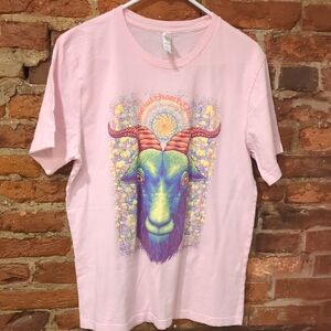 Bella Canvas Light Pink T-Shirt Mewithoutyou Band Goat
